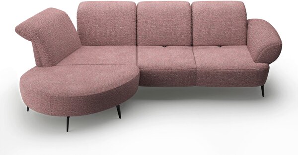 ROHOVÁ SEDAČKA, textil, baklažánová Sit & More - Sedačky, Online Only