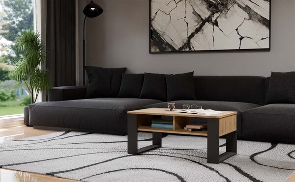 TP Living Konferenční stolek Lawa MODERN 2P dub artisan/antracit