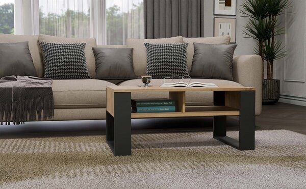 TP Living Konferenční stolek Lawa MODERN 2P dub artisan/antracit