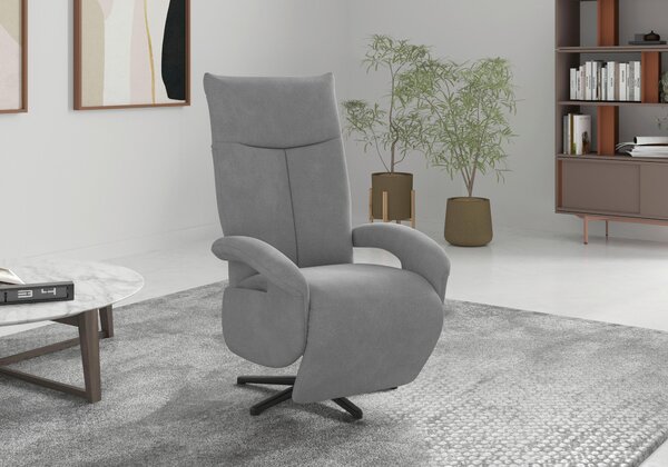 RELAXAČNÉ KRESLO, textil, sivá Sit & More - Online Only obývacie izby, Online Only