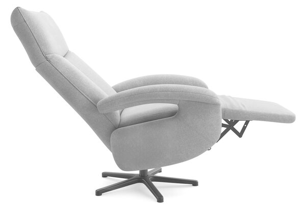 RELAXAČNÉ KRESLO, textil, sivá Sit & More - Online Only obývacie izby, Online Only
