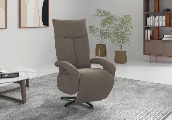 RELAXAČNÉ KRESLO, textil, bahenná hnedá Sit & More - Online Only obývacie izby, Online Only