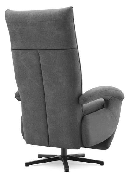 RELAXAČNÉ KRESLO, textil, tmavosivá Sit & More - Online Only obývacie izby, Online Only