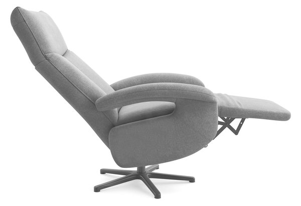 RELAXAČNÉ KRESLO, textil, tmavosivá Sit & More - Online Only obývacie izby, Online Only
