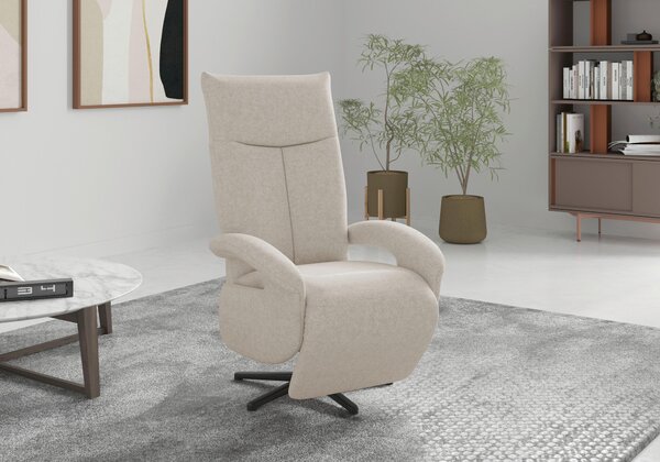 RELAXAČNÉ KRESLO, textil, krémová Sit & More - Online Only obývacie izby, Online Only