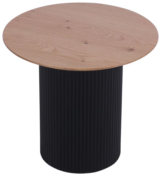 KONFERENČNÝ STOLÍK, čierna, farba duba, drevo, kompozitné drevo, 50/50/48 cm Stylife - Stolíky do obývačky, Online Only