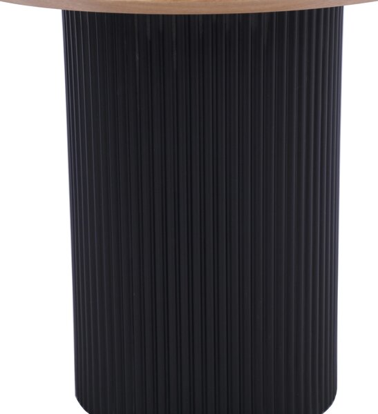 KONFERENČNÝ STOLÍK, čierna, farba duba, drevo, kompozitné drevo, 50/50/48 cm Stylife - Stolíky do obývačky, Online Only