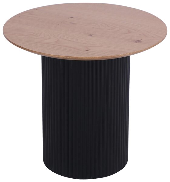 KONFERENČNÝ STOLÍK, čierna, farba duba, drevo, kompozitné drevo, 50/50/48 cm Stylife - Stolíky do obývačky, Online Only