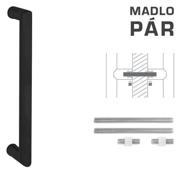 FT - MADLO kód K02 Ø 25 mm UN pár 200 mm, Ø 25 mm, 225 mm