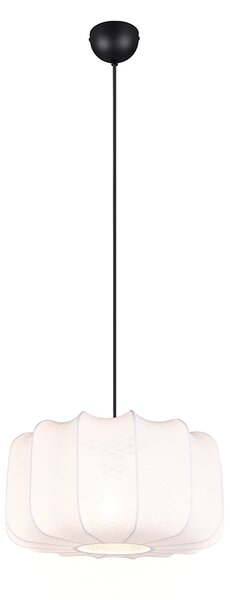 Japandi závesná lampa čierna s bielou 40cm - Madleine