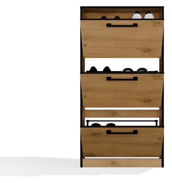 TP Living Výklopný botník Paula dub artisan