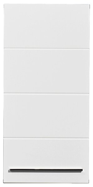 ZÁVESNÁ SKRINKA, biela s vysokým leskom, antracitová, 34/70/23 cm Xora - Kúpeľňové skrinky, Online Only