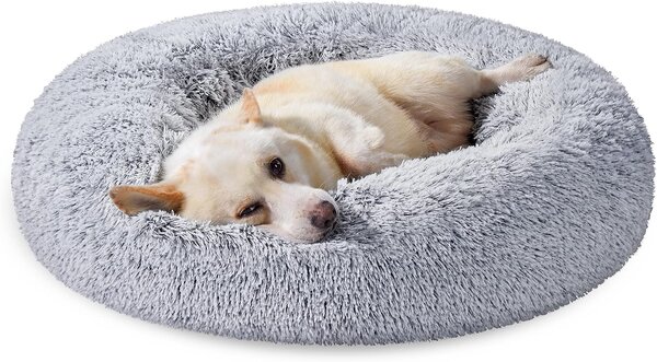 SONGMICS Plyšový peliešok Fluffys XL 80 cm sivý