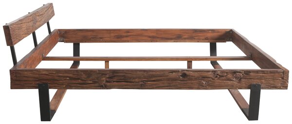 TRÁMOVÁ POSTEĽ, 180/200 cm, hnedá, čierna MID.YOU - Online Only spálne, Online Only