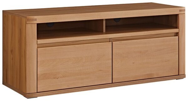 NÍZKA KOMODA, jadrový buk, jadrový buk, 134/57/50 cm Voleo - Komody