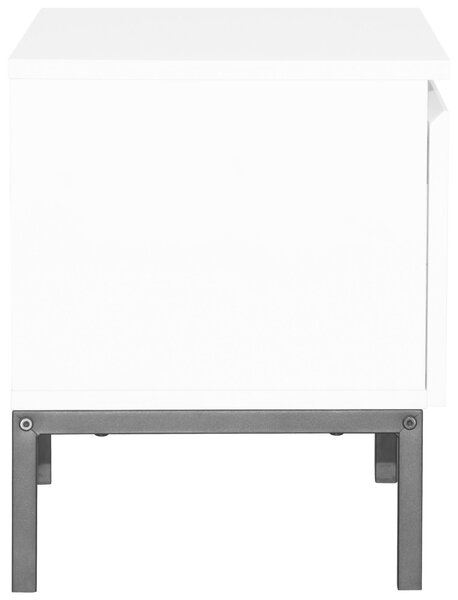 NOČNÝ STOLÍK, biela, 49/43/35 cm Hom`in - Obývacie zostavy, Online Only