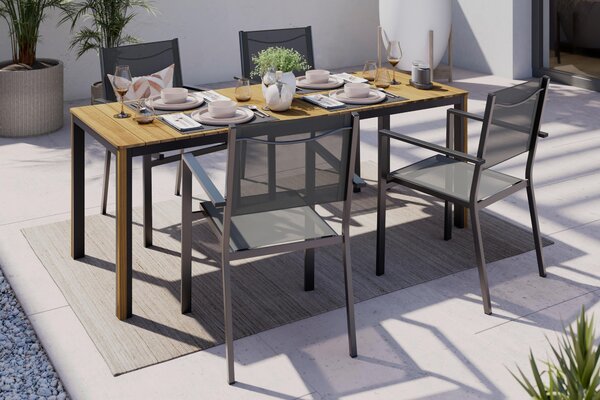 ZÁHRADNÝ STÔL, drevo, kov, 180/75/70 cm Ambia Garden - Online Only záhrada, Online Only
