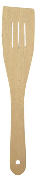 AMADEA Drevená obracačka rovná s drážkami, masívne drevo, 28 cm