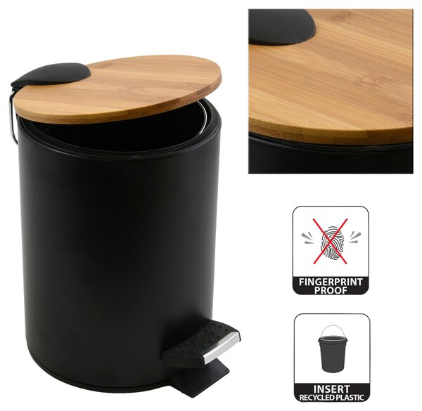 NÁŠĽAPNÝ ODPADKOVÝ KÔŠ, 5 l Spirella - Online Only kúpeľne, Online Only