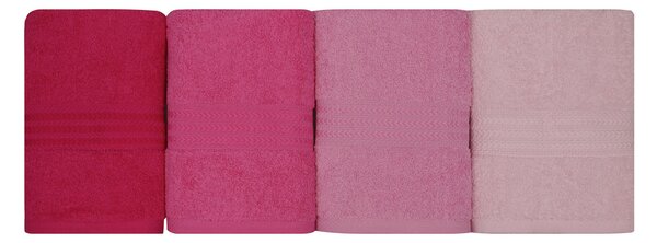 SADA UTERÁKOV NA RUKY, 50/90 cm, ružová, pink, svetloružová, tmavoružová - Kúpeľňový textil, Online Only