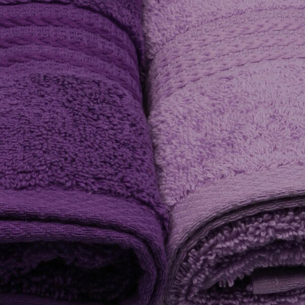 SADA UTERÁKOV NA RUKY, 50/90 cm, lila, fialová, orgovánová - Kúpeľňový textil, Online Only