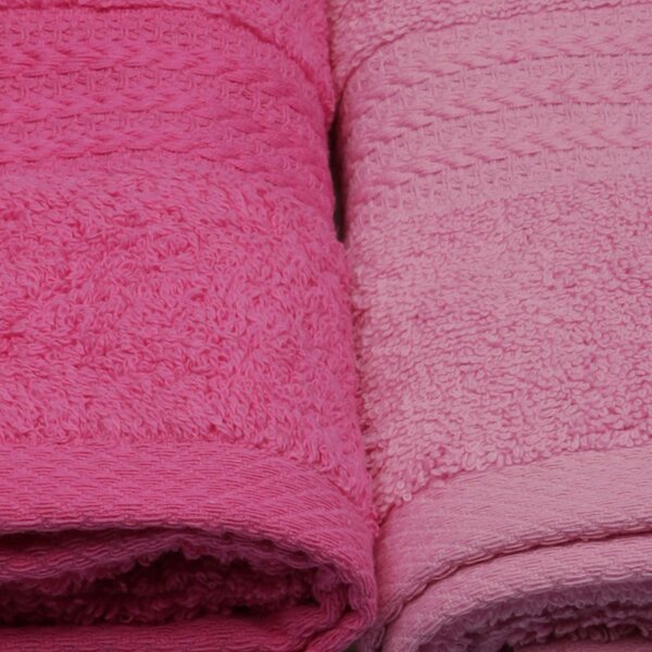 SADA UTERÁKOV NA RUKY, 50/90 cm, ružová, pink, svetloružová, tmavoružová - Kúpeľňový textil, Online Only