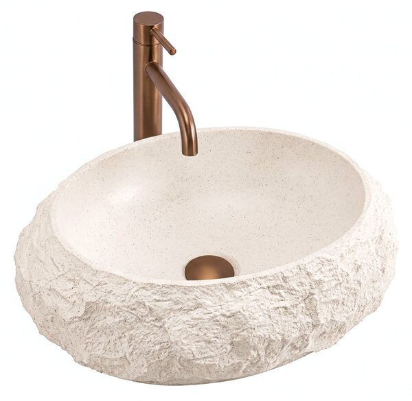Umývadlo na dosku Mika Warm Beige
