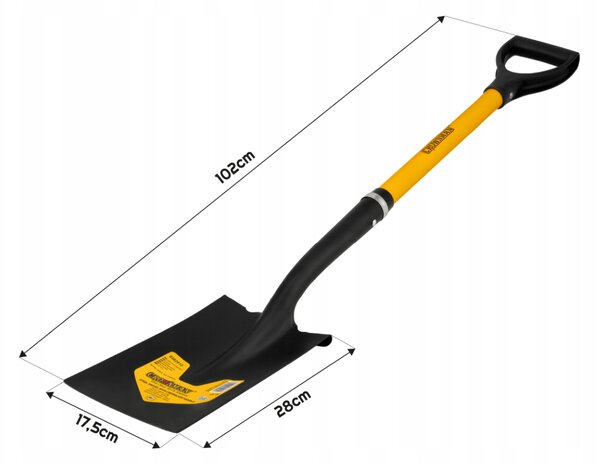CROWNMAN Rýľ s násadou 105 cm