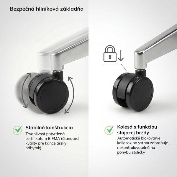 Ergonomická kancelárska stolička tmavomodrá VECTOR