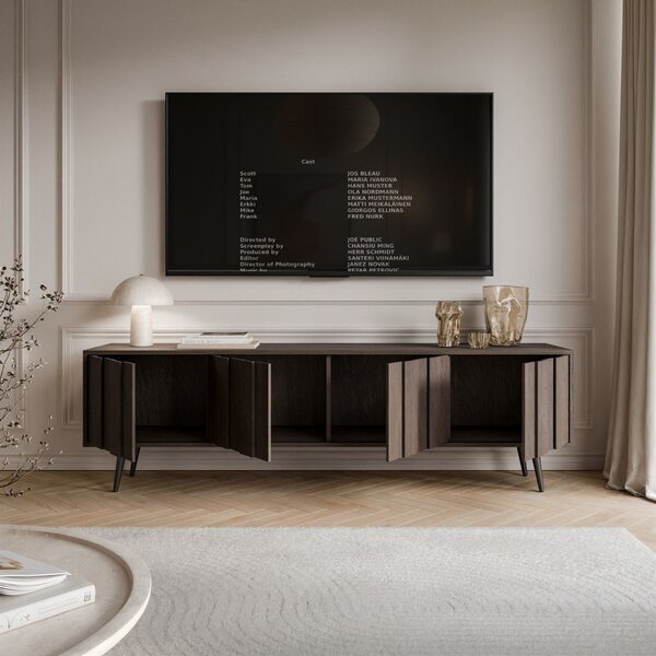 TV STOLÍK ELVIRA DUB DUNIN LED 183 cm