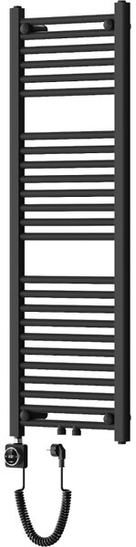 Mexen Mars, elektrické vykurovacie teleso 1200 x 400 mm, 400 W, čierna, W110-1200-400-6400-70