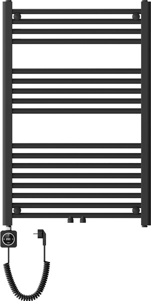 Mexen Mars, elektrické vykurovacie teleso 900 x 600 mm, 400 W, čierna, W110-5900-600-6400-70