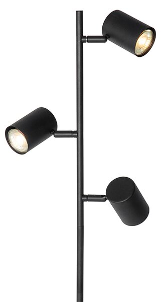 Inteligentná stojaca lampa čierna s 3 svetlami vrátane 3 Wifi GU10 50mm - Jeana