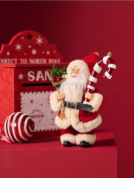 Sinsay - Dekoratívna figúrka Santa Clausa - červená