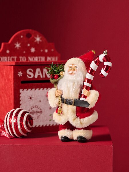 Sinsay - Dekoratívna figúrka Santa Clausa - červená