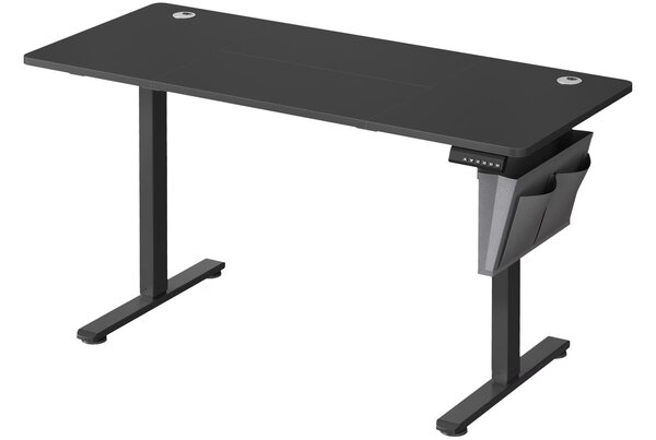 SONGMICS Elektricky nastaviteľný písací stôl Vasagle Foral 140 cm čierny