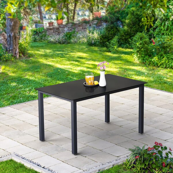 Záhradný stôl Bern 150x90x75 cm - antracit