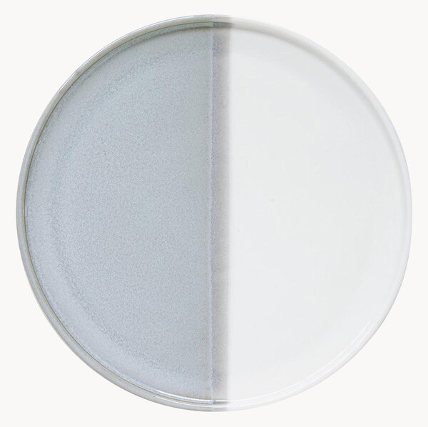 Porcelánové raňajkové taniere Double, 4 ks