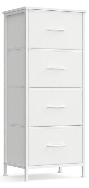 SONGMICS Komoda s látkovými zásuvkami Dopi 39,6 cm biela