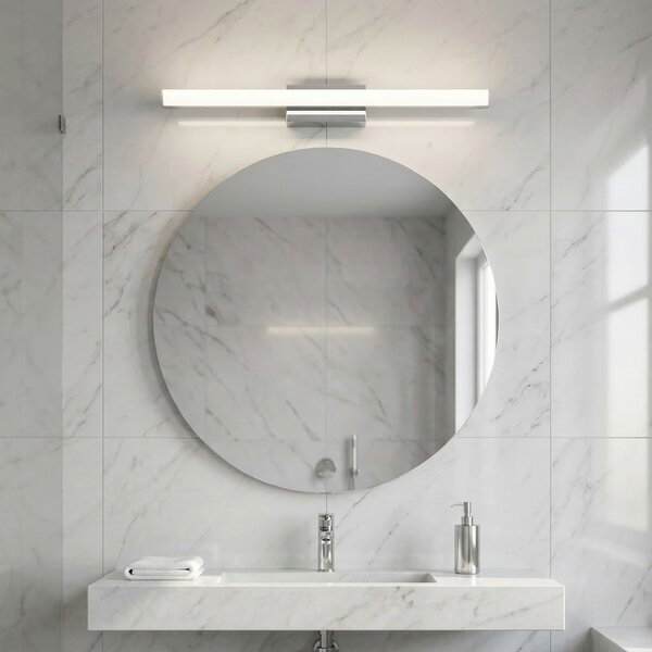 Toolight Toolight, LED nástenné svietidlo 60 cm, 9W, 500lm, 4000K, APP1846-1W, chrómová, OSW-66001
