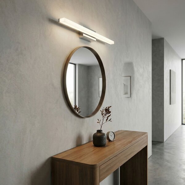 Toolight Toolight, LED nástenné svietidlo 60 cm, 9W, 500lm, 4000K, APP1846-1W, chrómová, OSW-66001