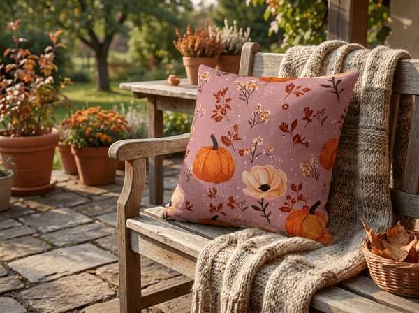 Obliečka na vankúš z mikrovlákna PUMPKINS ROSAVIE 45x45 cm, staroružová