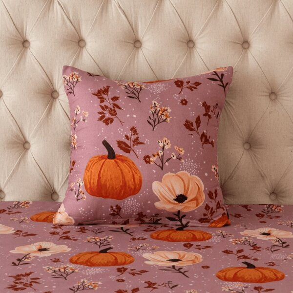Obliečka na vankúš z mikrovlákna PUMPKINS ROSAVIE 45x45 cm, staroružová