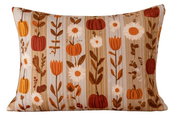 Obliečka na vankúš z mikrovlákna PUMPKIN STRIPES 50x70 cm, farebný