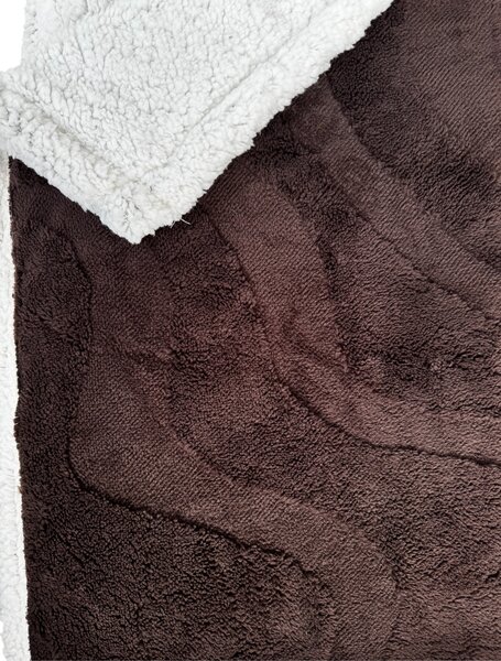 HOUSEWIFE Barančeková deka ROYAL- DARK BROWN Rozmer: 150x200cm