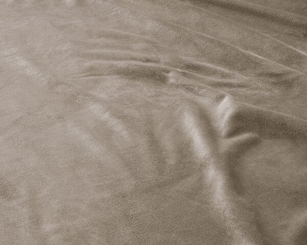 Sleeptime Zamatové prestieradlo Taupe Veľkosť: 160x200