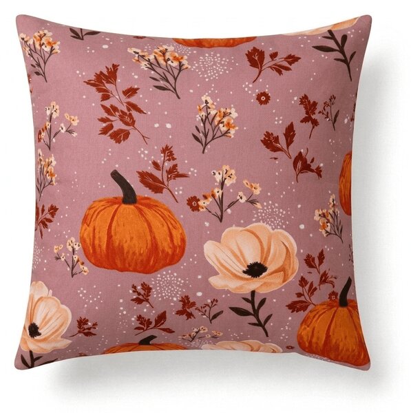 Obliečka na vankúš z mikrovlákna PUMPKINS ROSAVIE 45x45 cm, staroružová