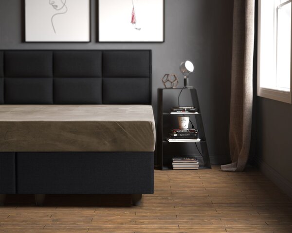 Sleeptime Zamatové prestieradlo Taupe Veľkosť: 160x200