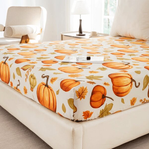 Plachta z mikrovlákna AUTUMN PUMPKINS farebné 90x200 cm