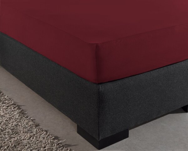 DreamHouse Prestieradlo Jersey Bordeaux Veľkosť: 160/180 x 200